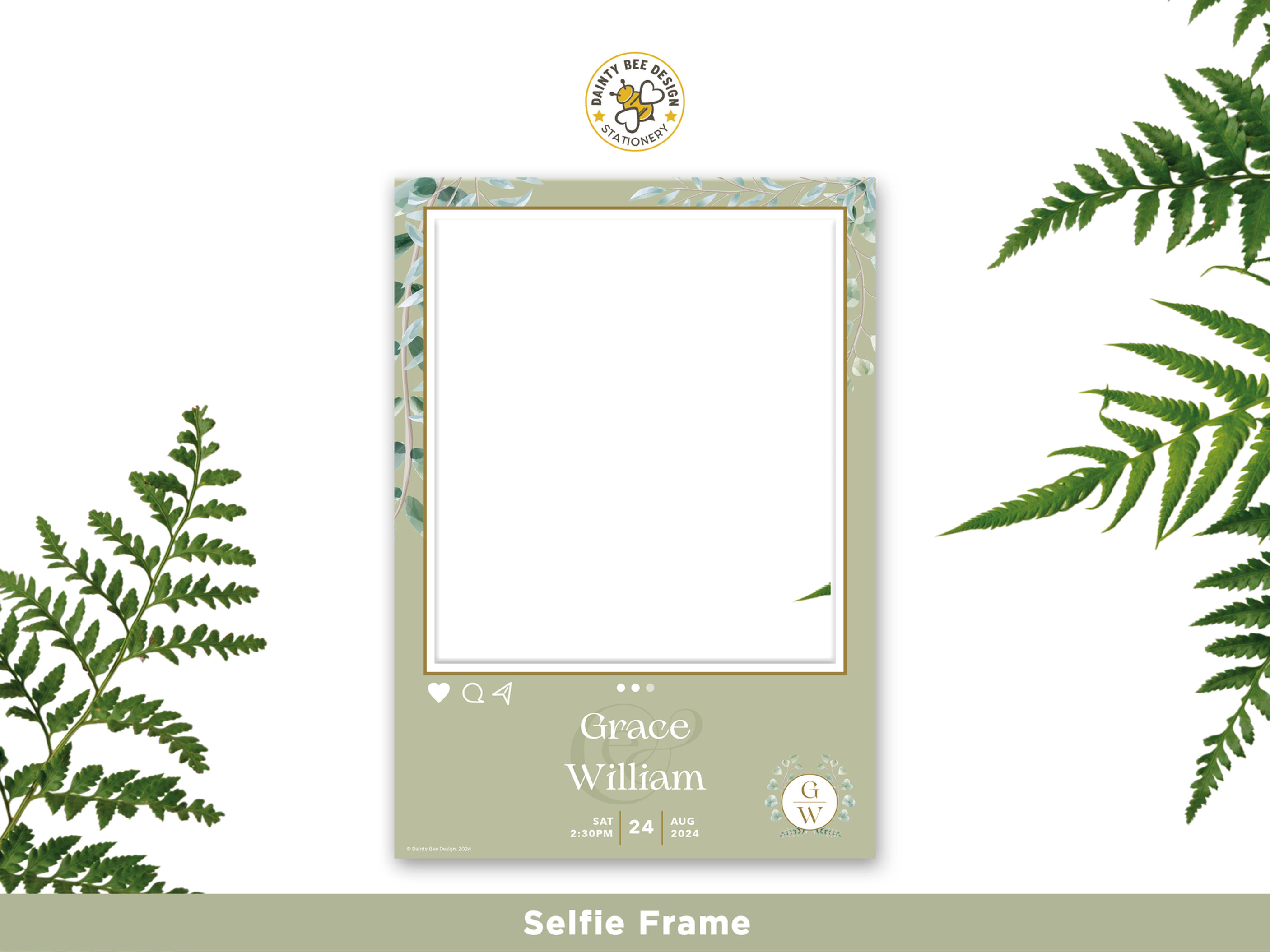 Selfie Frame. Various sizes - FERN & GRACE COLLECTION