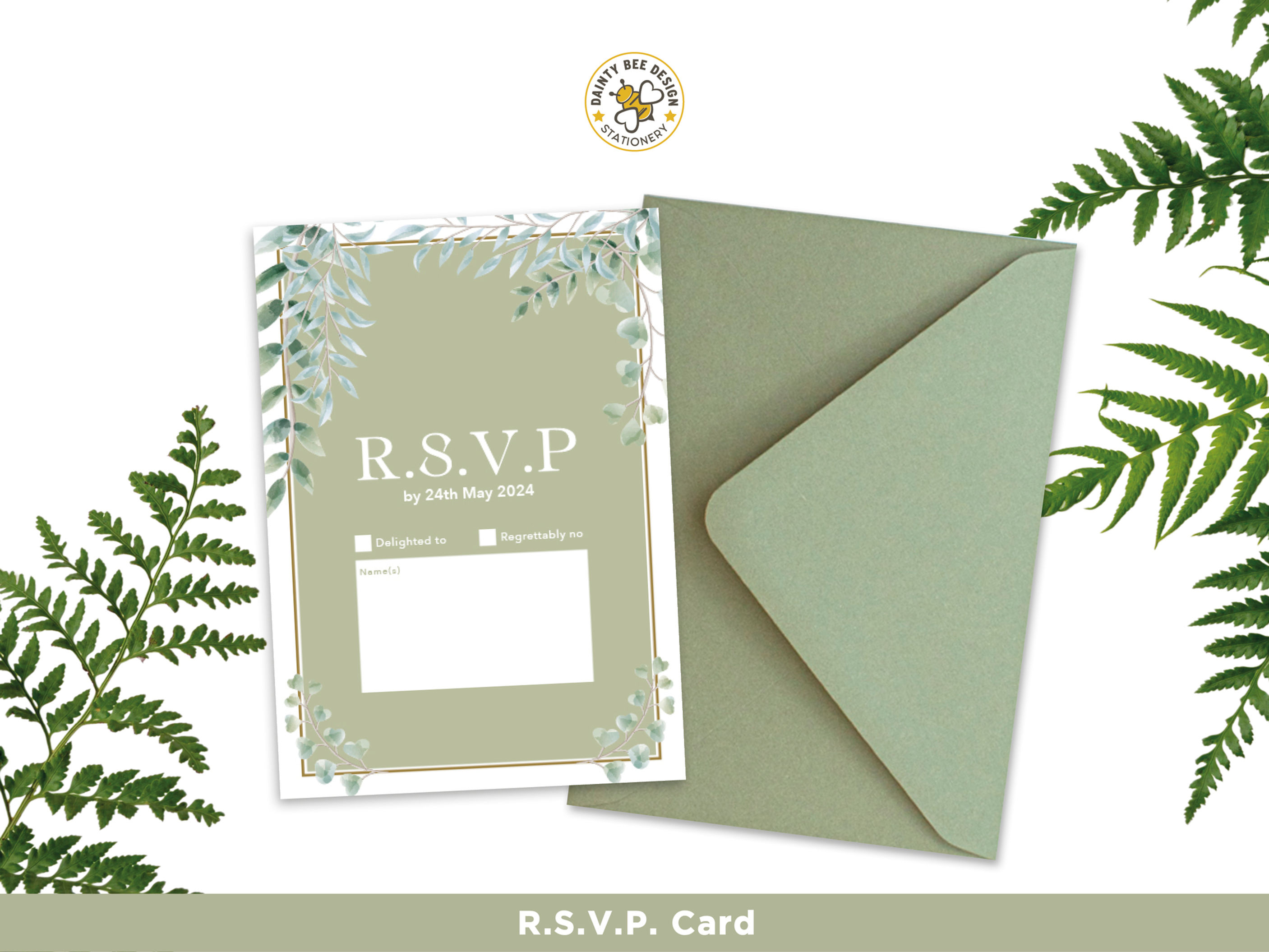 RSVP Card - FERN & GRACE COLLECTION