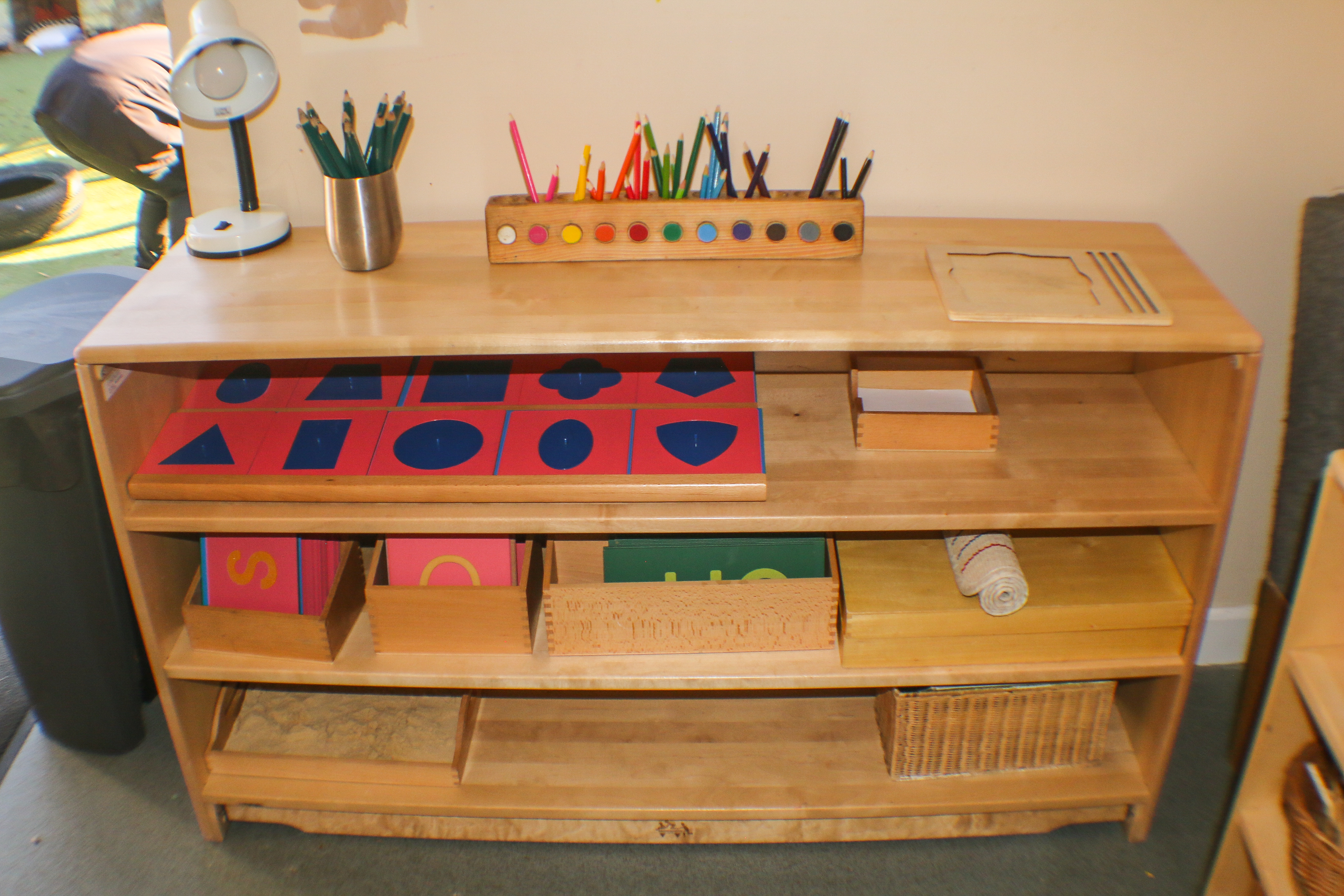 Selection of writing materials for children