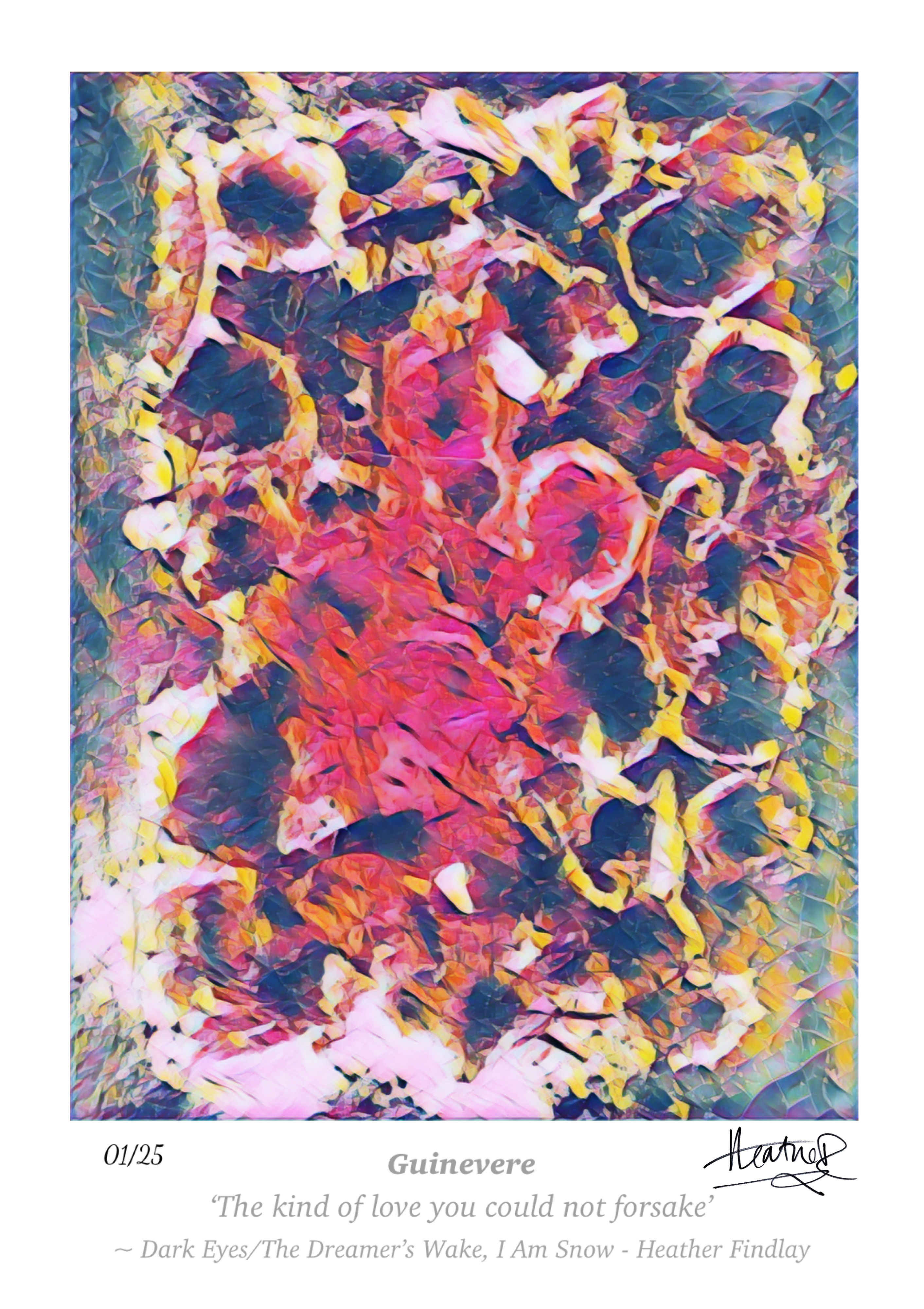 And She Rose ~ Art Print Series