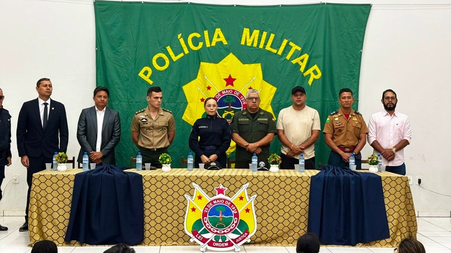 Prefeito Sérgio Mesquita participa de cerimônia de passagem de comando do 5º Batalhão da Polícia Militar do Acre