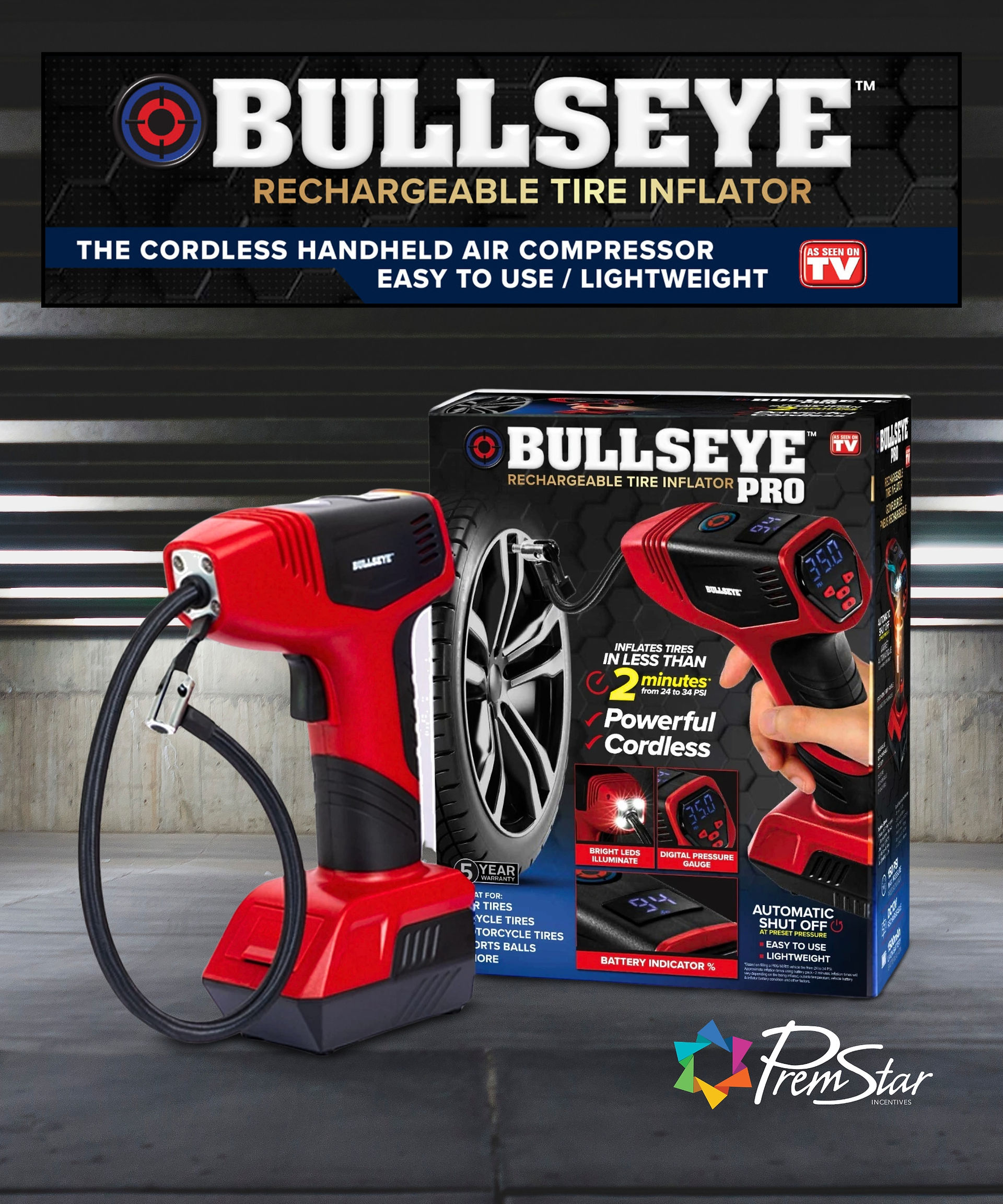 Bullseye Tire Inflator