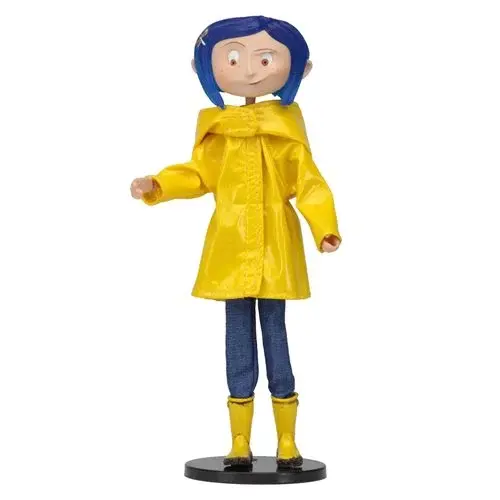 Coraline Raincoat Bendy Doll Neca