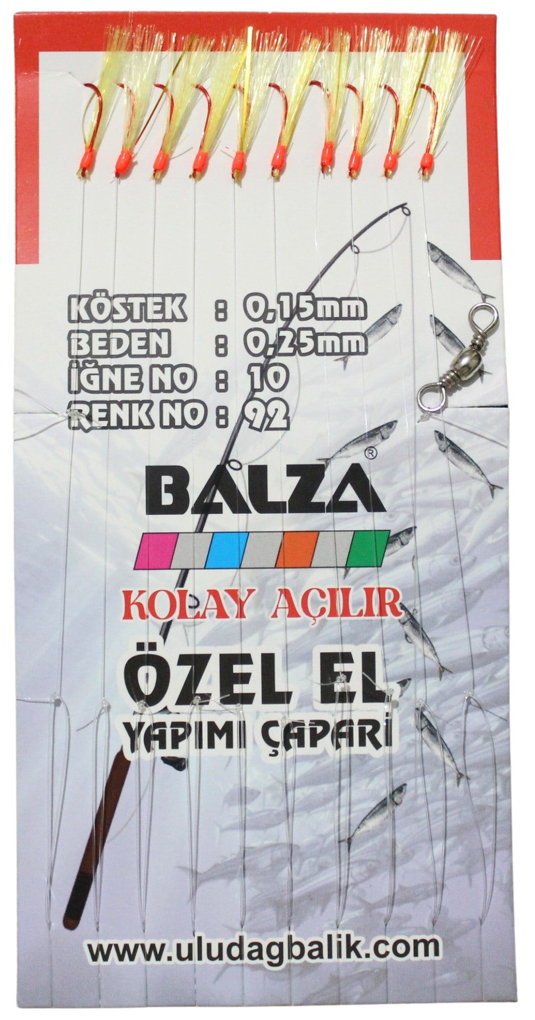 BALZA KARTELADA 10LU ÇAPARİ NO:92