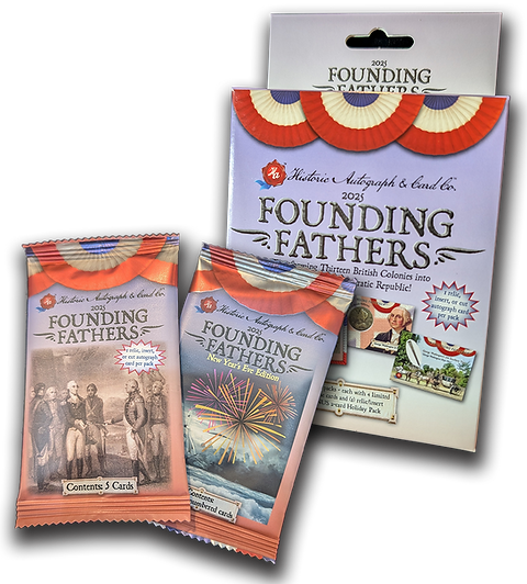 2025 HA Founding Fathers 4-pack, 4-Hit Box | historicautographs