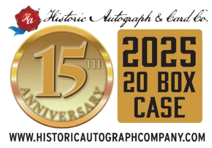 2025 15th Anniversary 20 Box Case | historicautographs