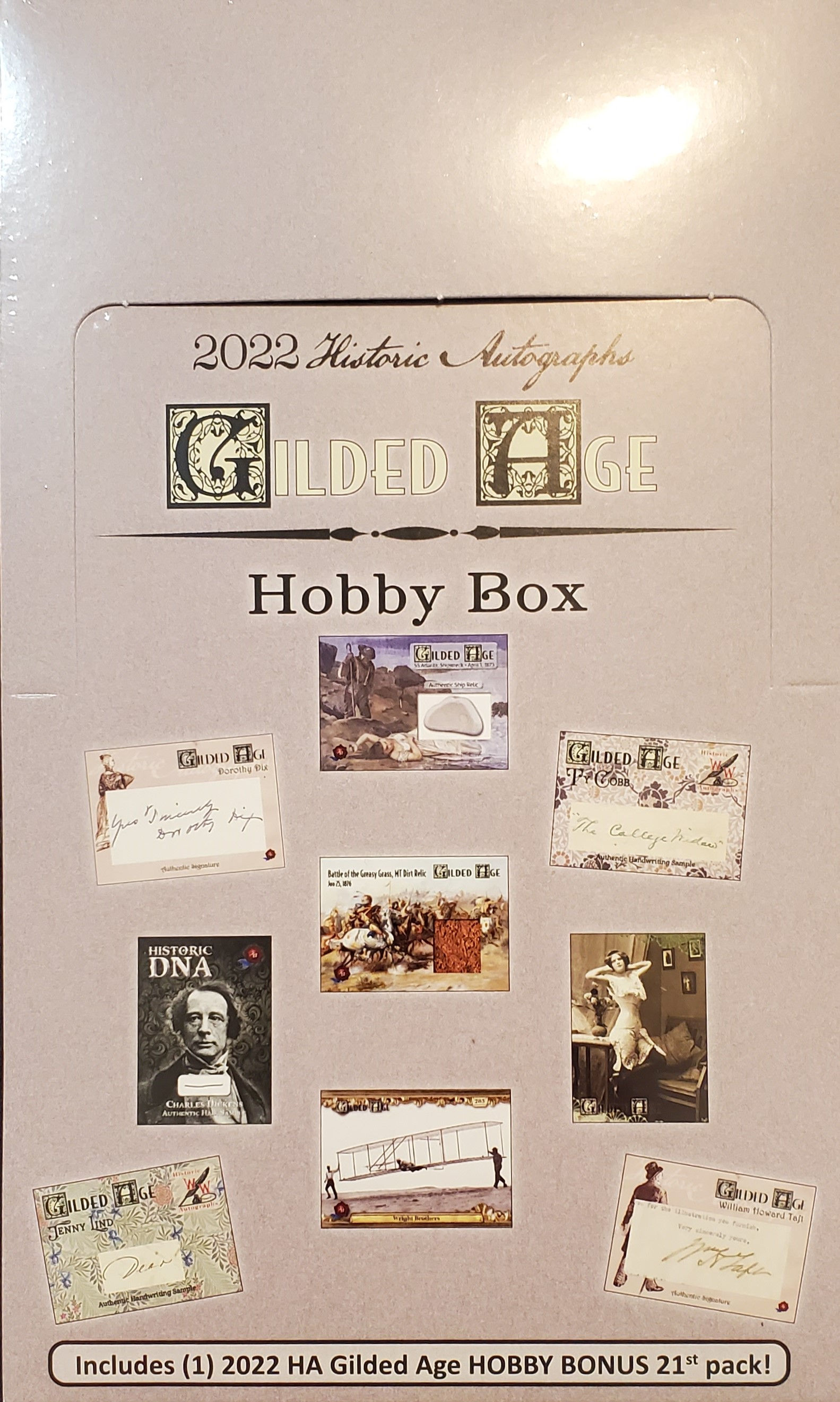 2022 Historic Autographs Gilded Age 20-box Hobby Case