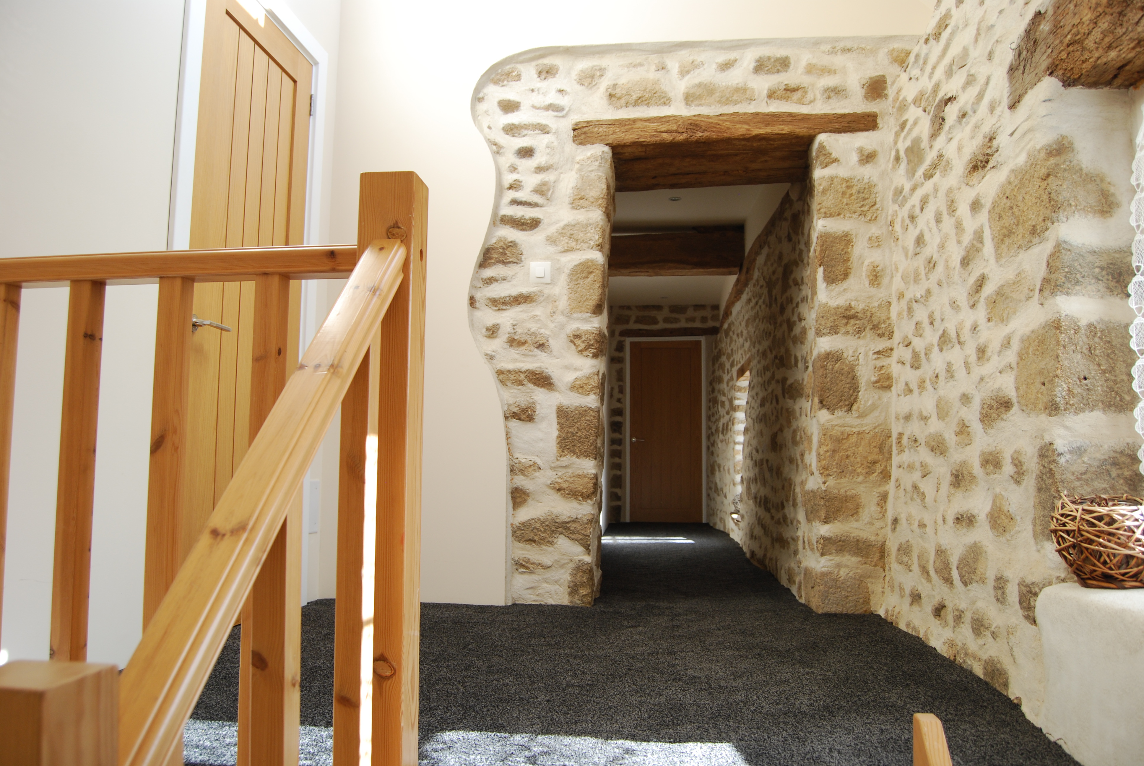 spacious upstairs landing