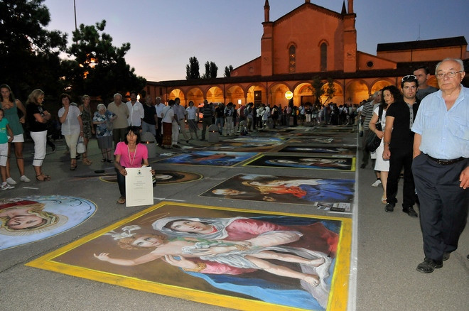 路上絵 マドンナーロ madonnaro 西村崇則 takanorinishimura