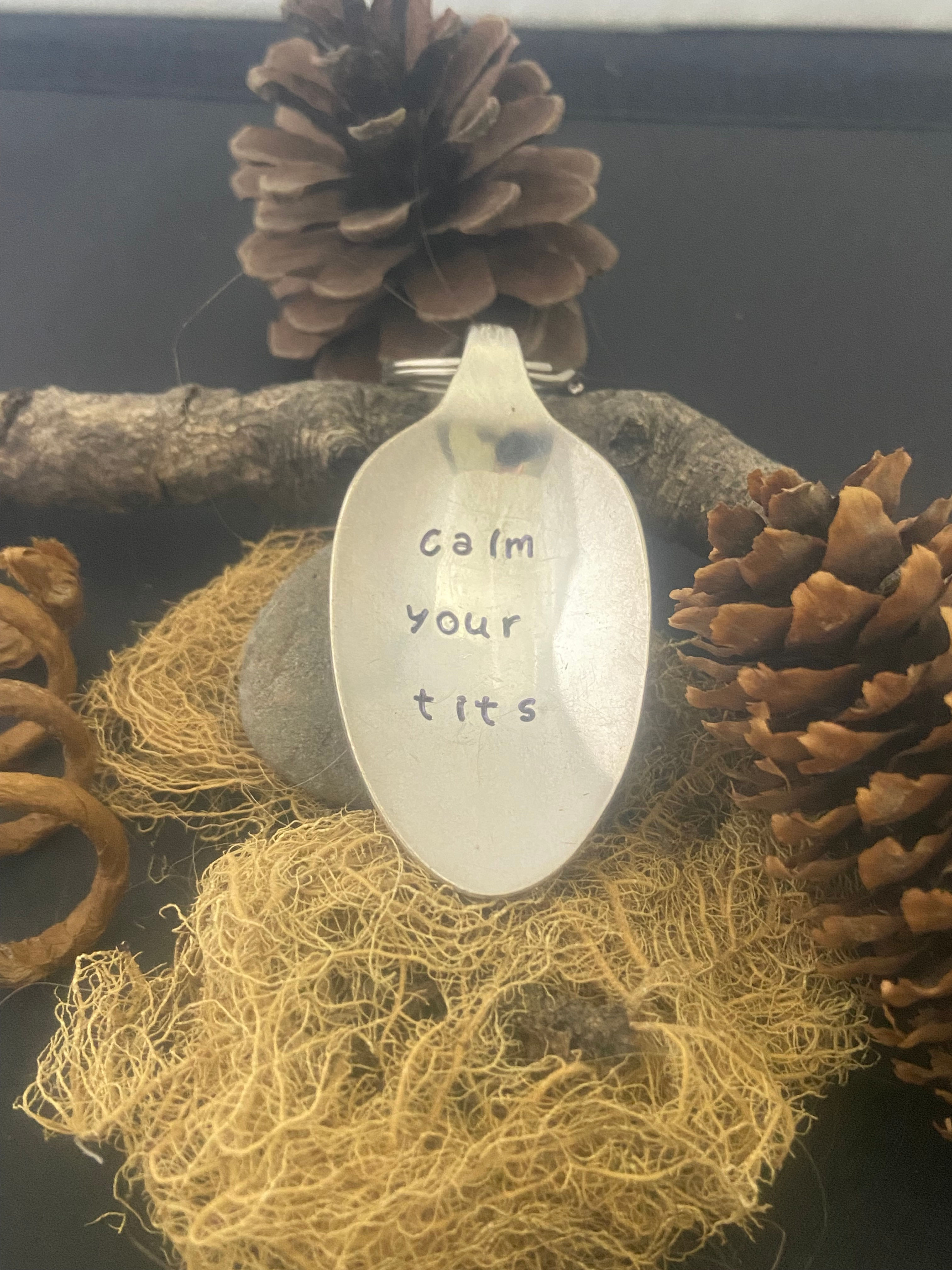 Calm your tits - keychain