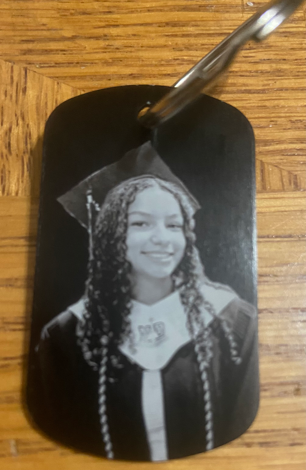 Thumbnail: Custom engraved keychain