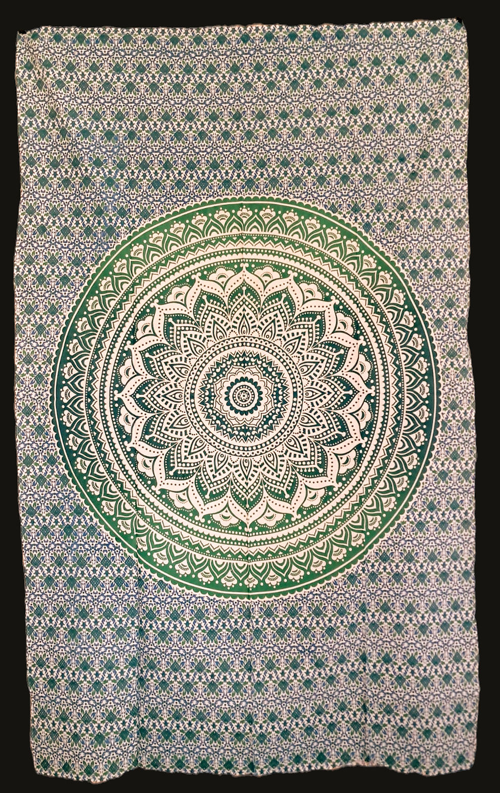 Miniature : Tenture Murale Mandala Badmeri - Harmonie Aquatique