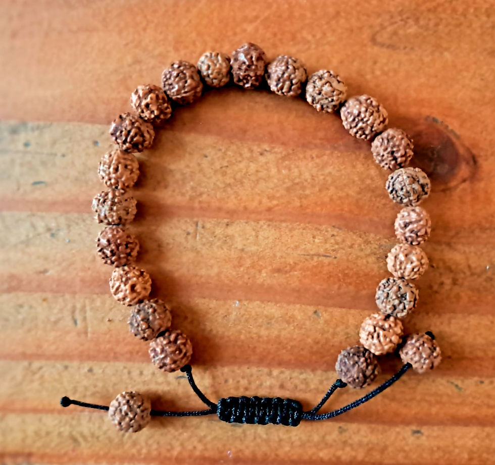 Miniature : Bracelet en Rudraksha – Énergie Spirituelle et Élégance Naturelle