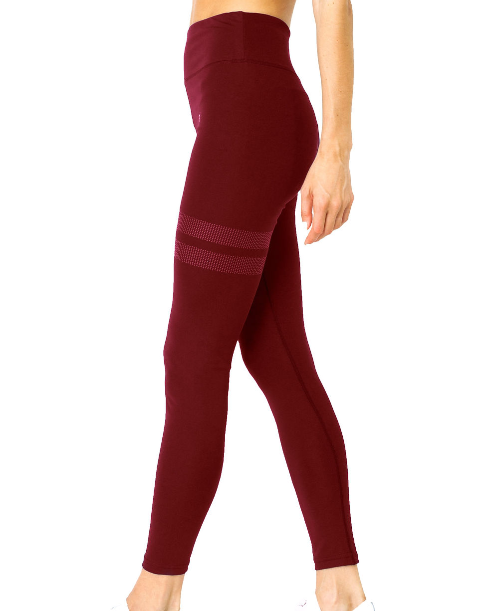 Thumbnail: Ashton Set - Sports Bra & Leggings - Maroon