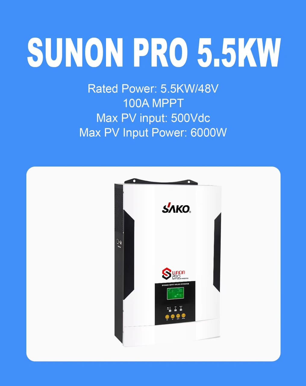 SUNON PRO 5.5KW