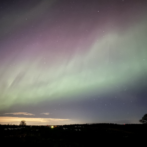 Aurora over Field