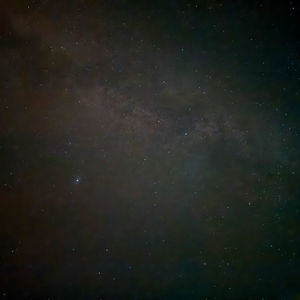 Darkened Milkyway