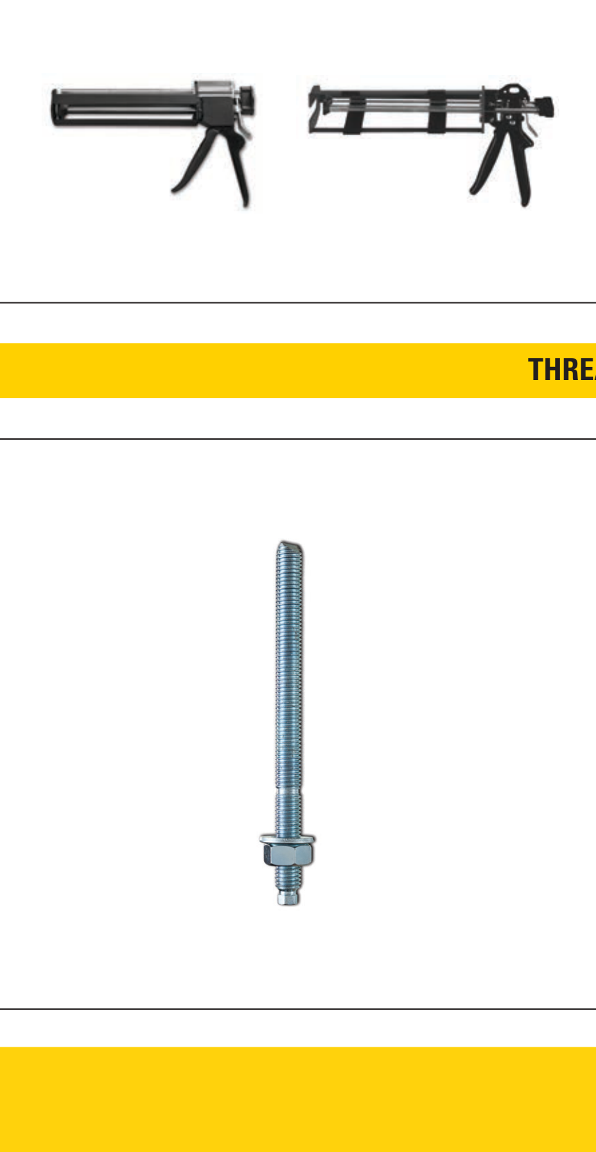 DeWalt THREADED ROD CHISEL POINT DFC4130800 STM 24x300 5.8 STEEL