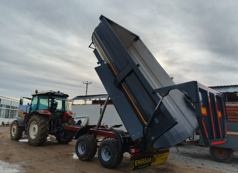 Emirsan Heavy-Duty Agricultural Tipper Trailers | 8–15 Ton Load Capacity