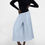 Thumbnail: ZARA Pleated Trousers Dust Blue