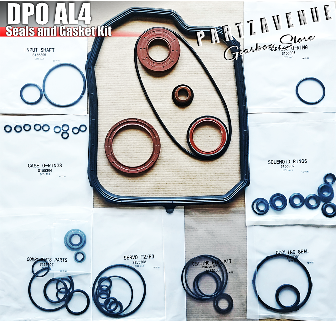 AL4 DP0 DPO Overhaul Kit Seals and gasket gearbox repair set