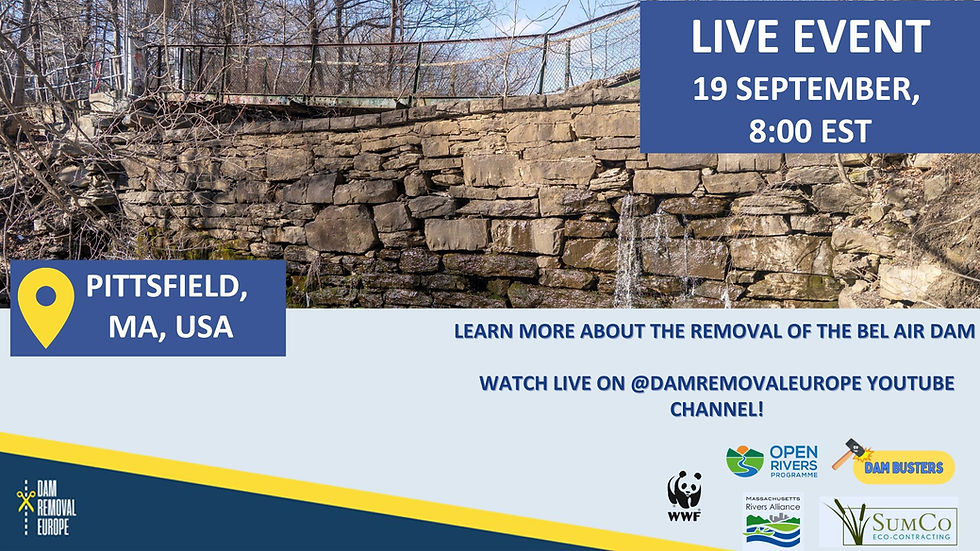 Event graphic for Dam removal tour