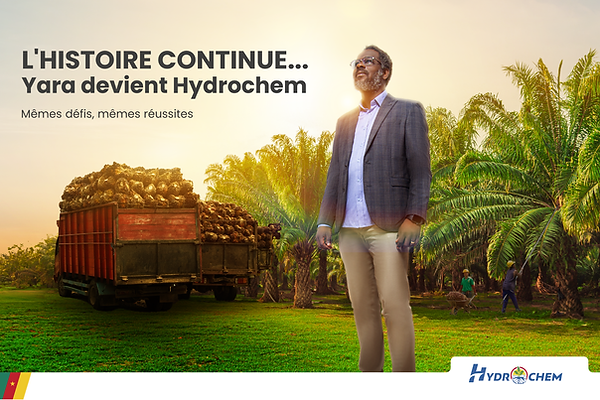 Yara devient Hydrochem : l'histoire continue dans une plantation.