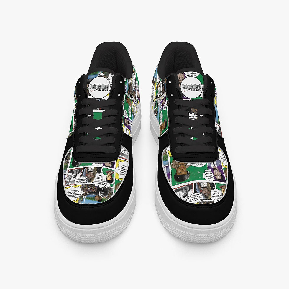 Thumbnail: Black History AF1 Low-Top Leather Sneaker