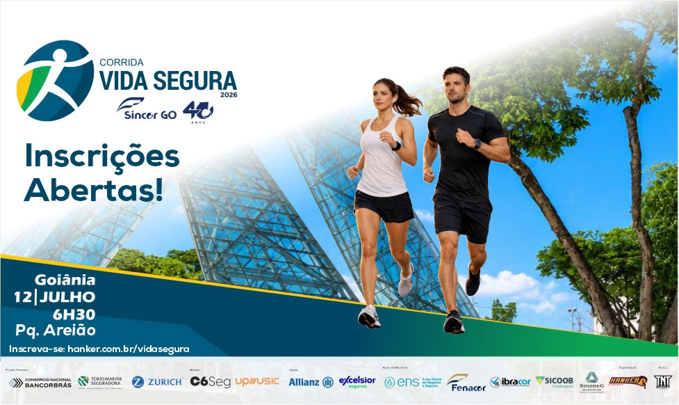 Corretores associados têm condição exclusiva na inscrição para a Corrida Vida Segura; evento será realizado em 12/07 no Areião