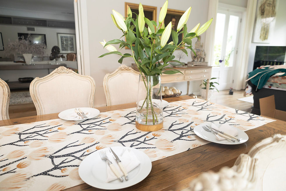 Protea Table Runner