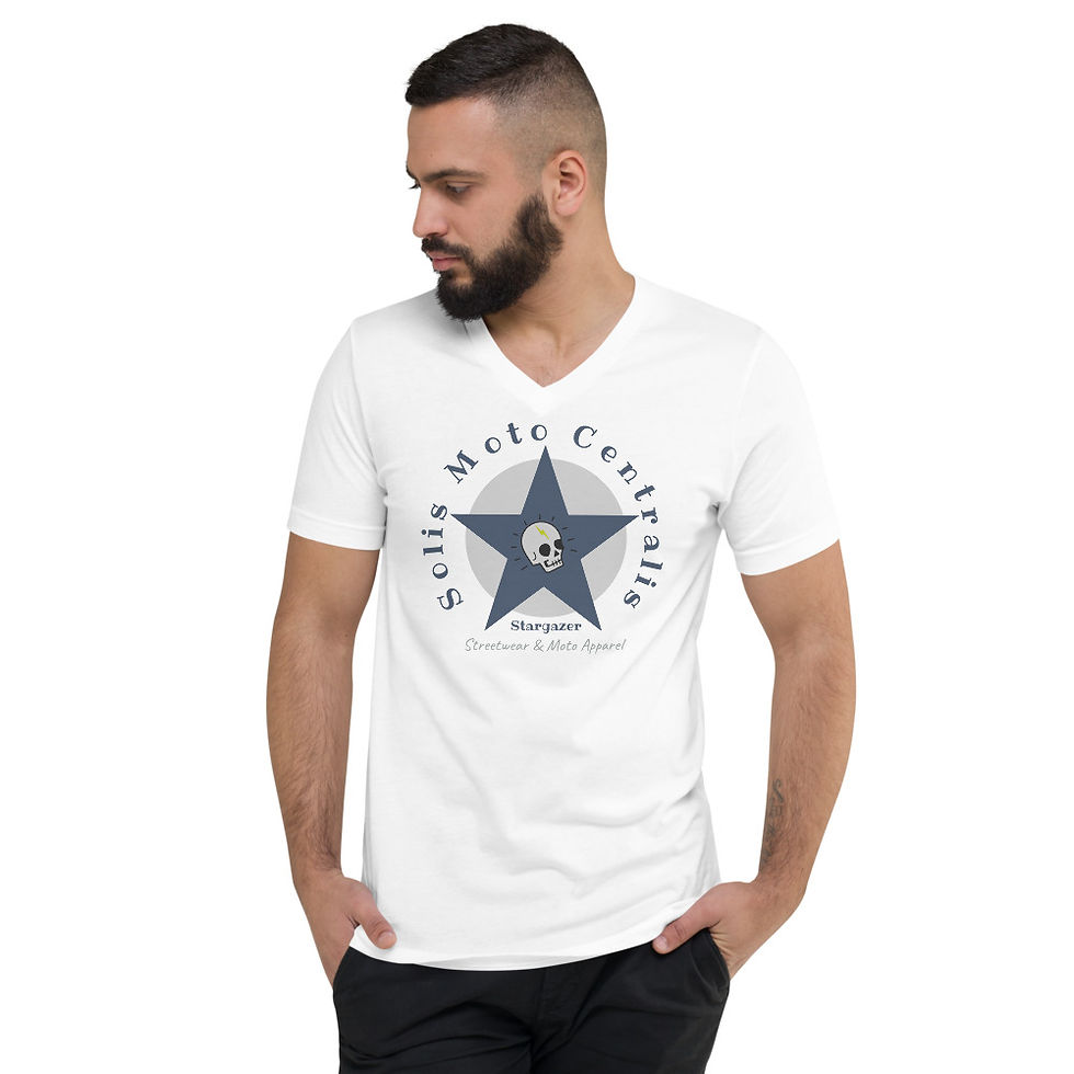 Thumbnail: STARGAZER Unisex Short Sleeve V-Neck T-Shirt