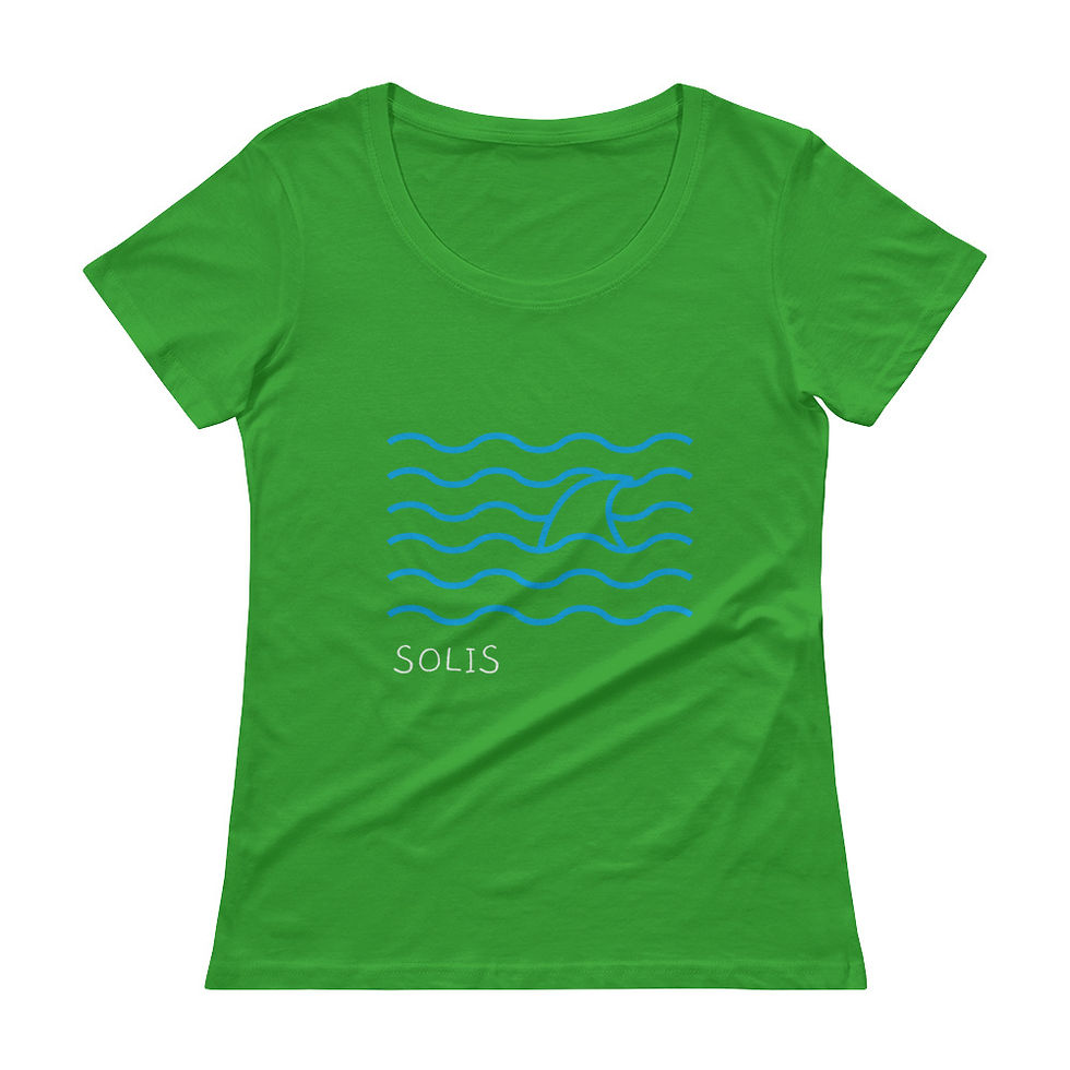 Thumbnail: JAWS Ladies' Scoopneck T-Shirt
