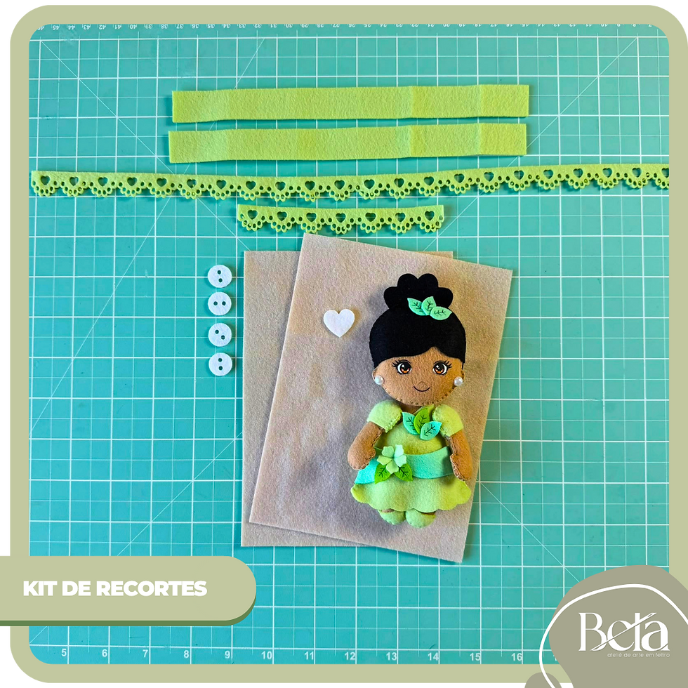 Miniatura: Kit de Montagem Completo Bolsinhas Princesas - NÃO ACOMPANHA ROSTINHO