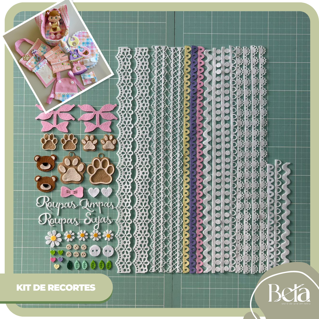 kit Recortes Decoração para Apostila Digital Meu Bebê