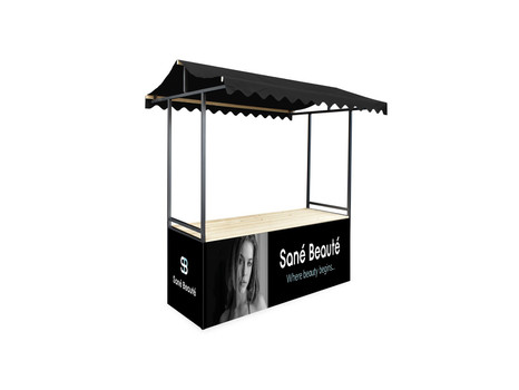 Unique By Heidi ontwerpt tentrok voor Sané Beauté