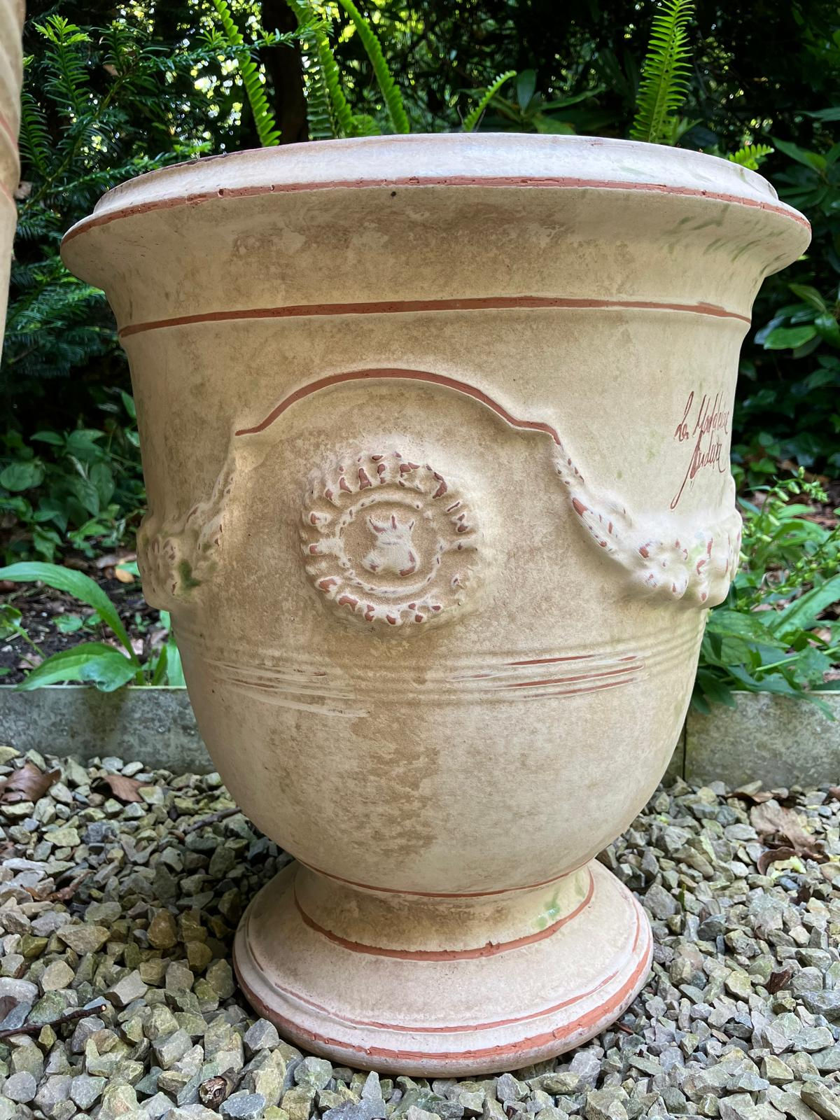 DE LA MADELEINE GROTE ANDUZE POT - CREME