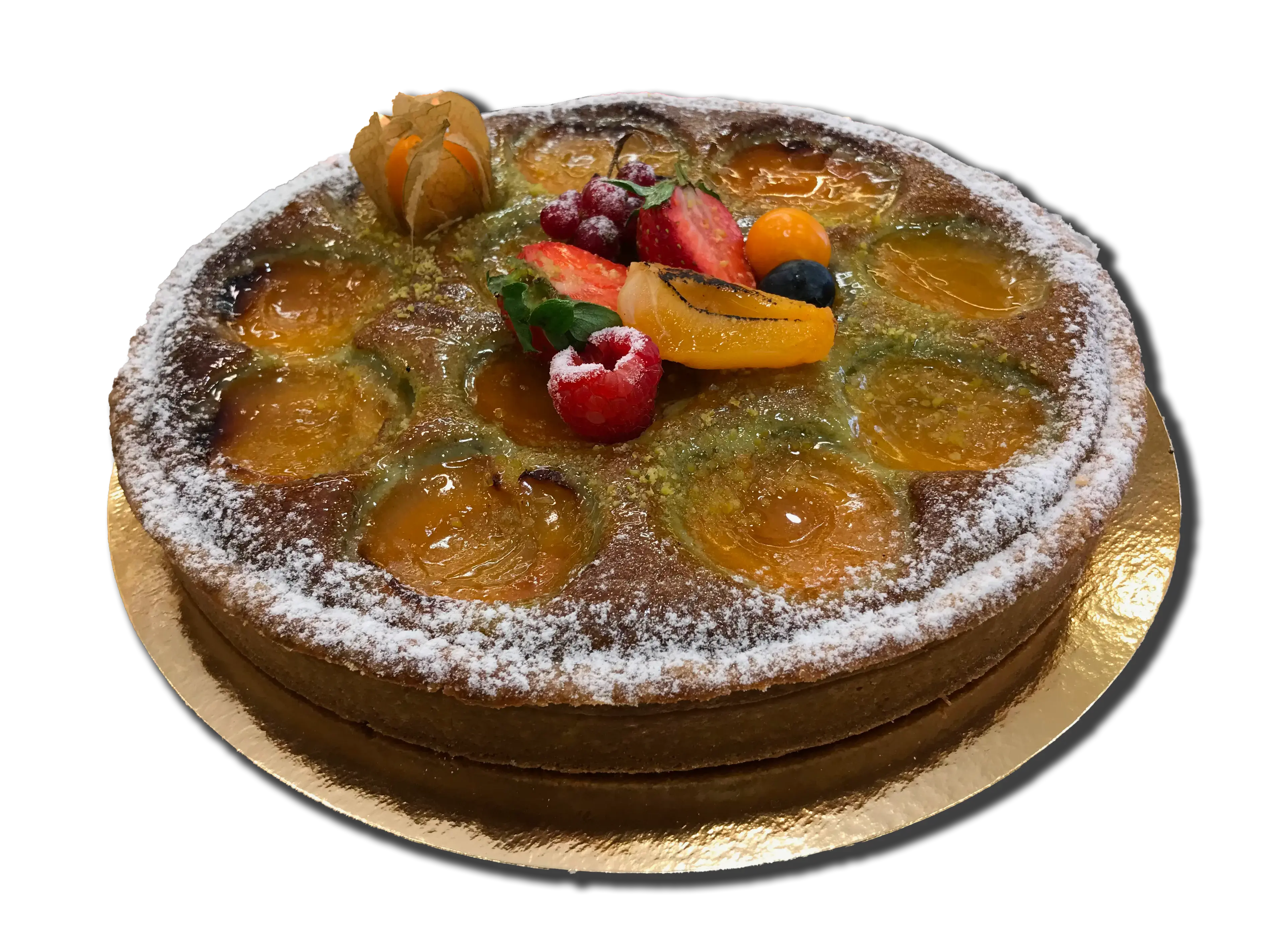 Tarte abricot pistache