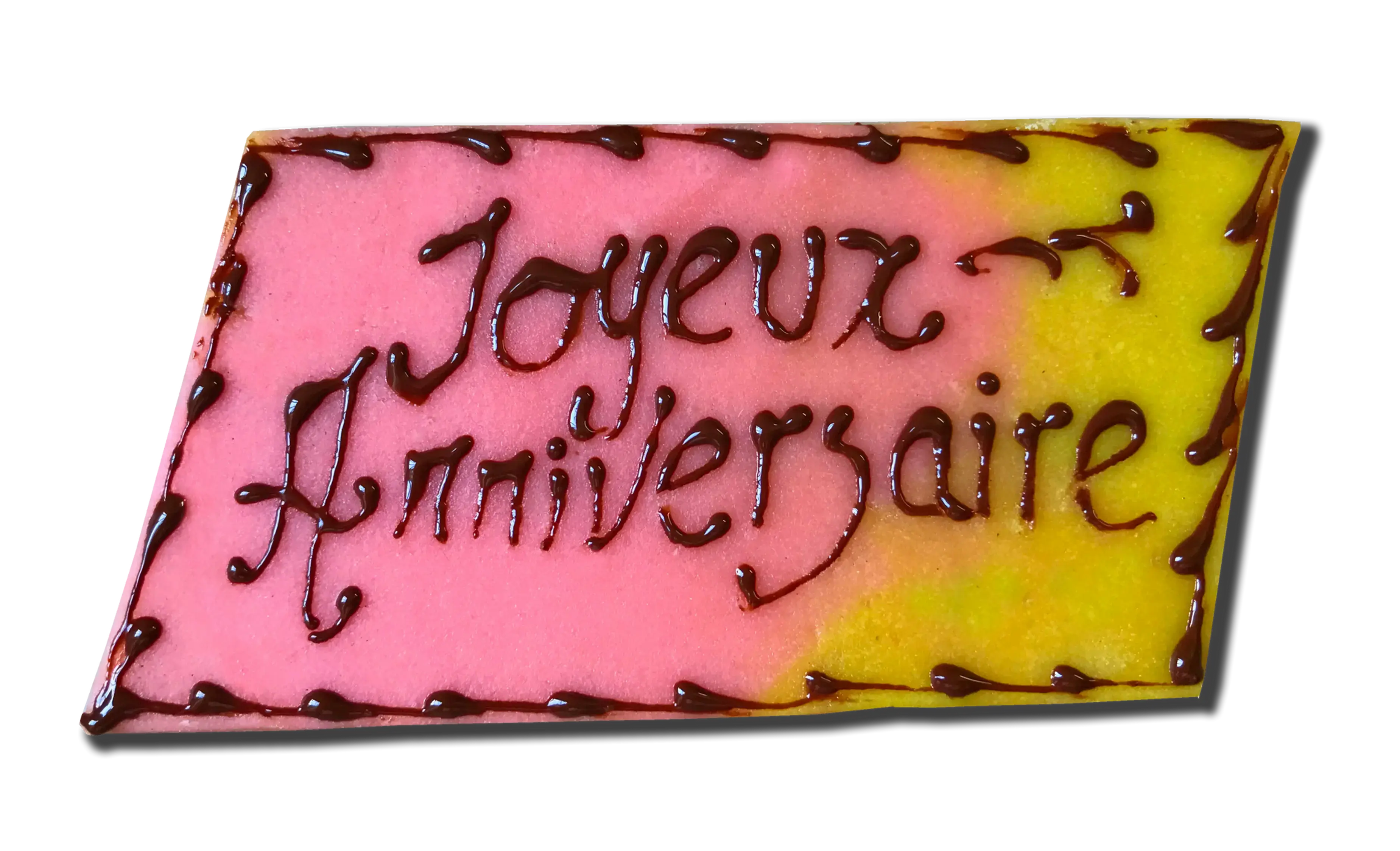 Option Plaque anniversaire personnalisable