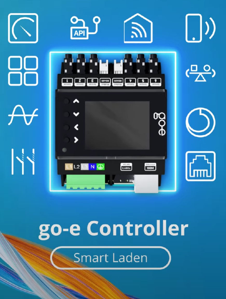 Miniaturebillede: Sampak: Go-e Gemini flex ladeboks og Go-e Controller
