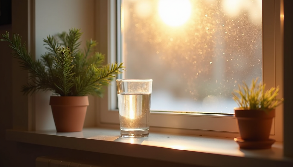 Nurturing Your Skin This Christmas: The Power of Sunlight, Hydration, and Stillness