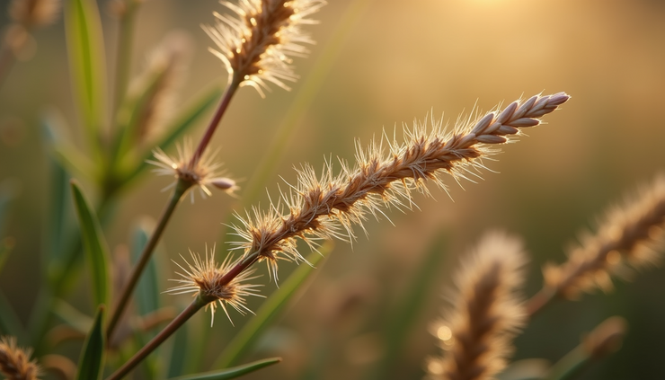 Close-up view of Australian native plants used in organic skincare