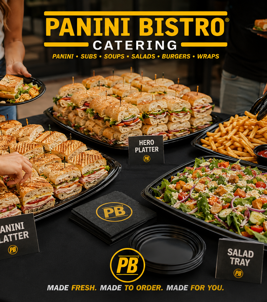 Panini Bistro catering trays