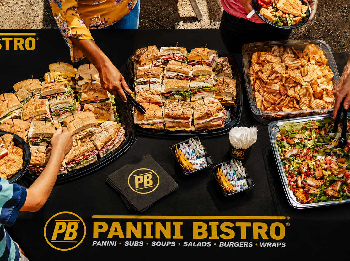 Panini Bistro Catering Setup