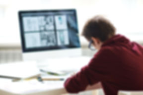 Storyboard on screen