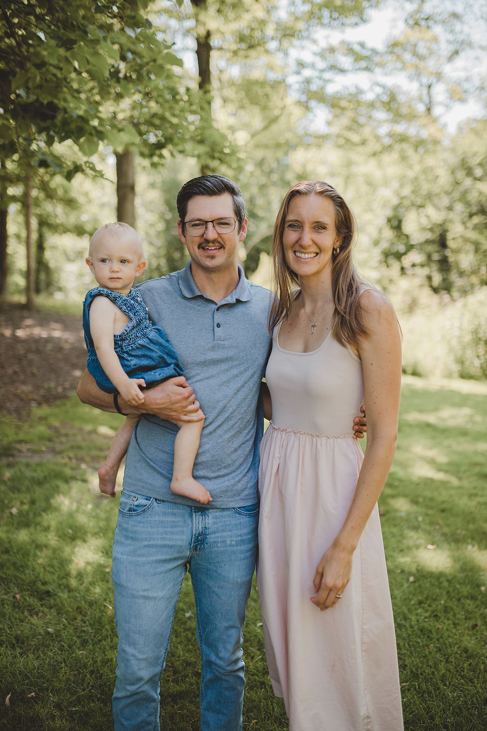 Business owner photo with family