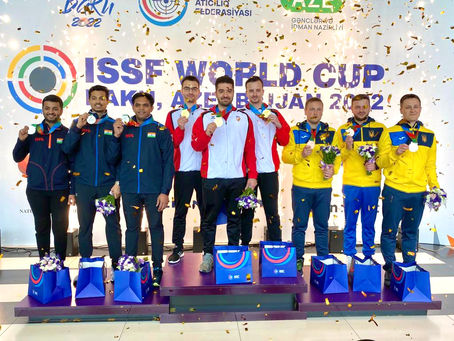 Zlato i bronca na ISSF svjetskom kupu - Baku, Azerbaj