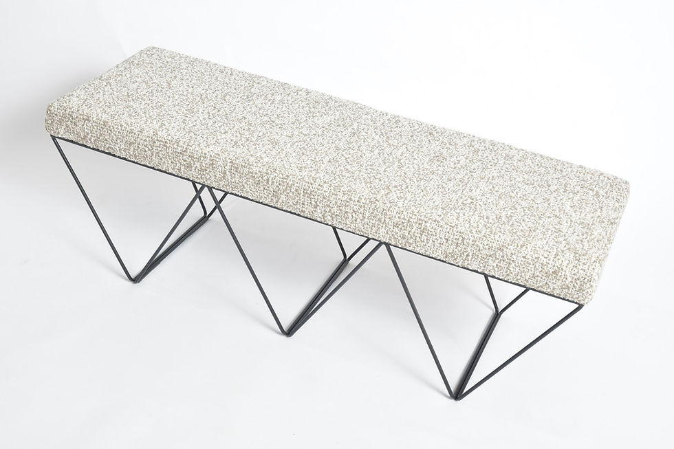 Miniaturbild: Midcentury Sitzbank gepolstert