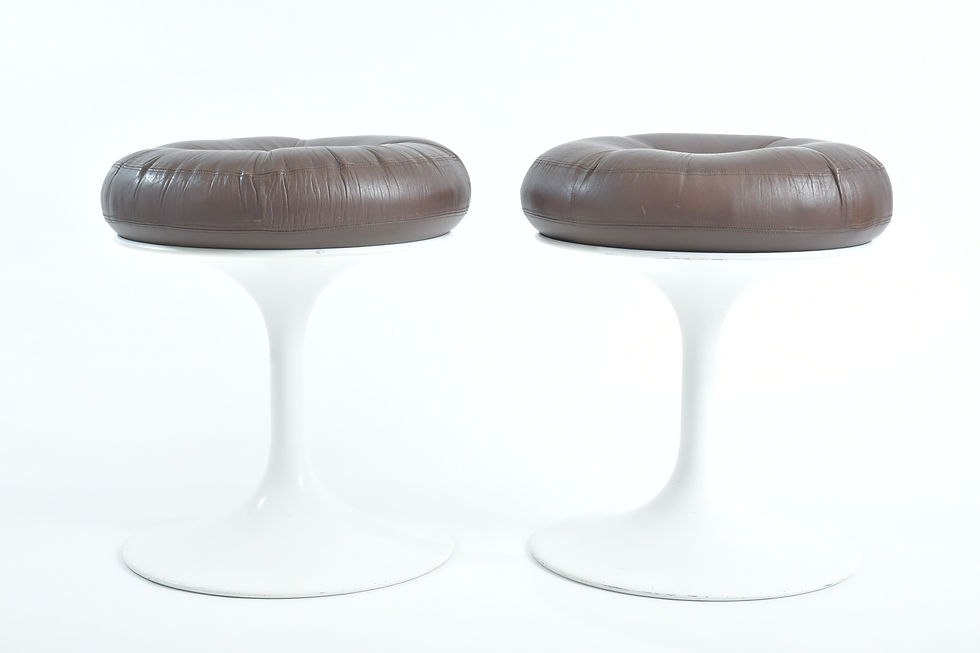 Miniaturbild: Borje Johanson Tulip Hocker Set