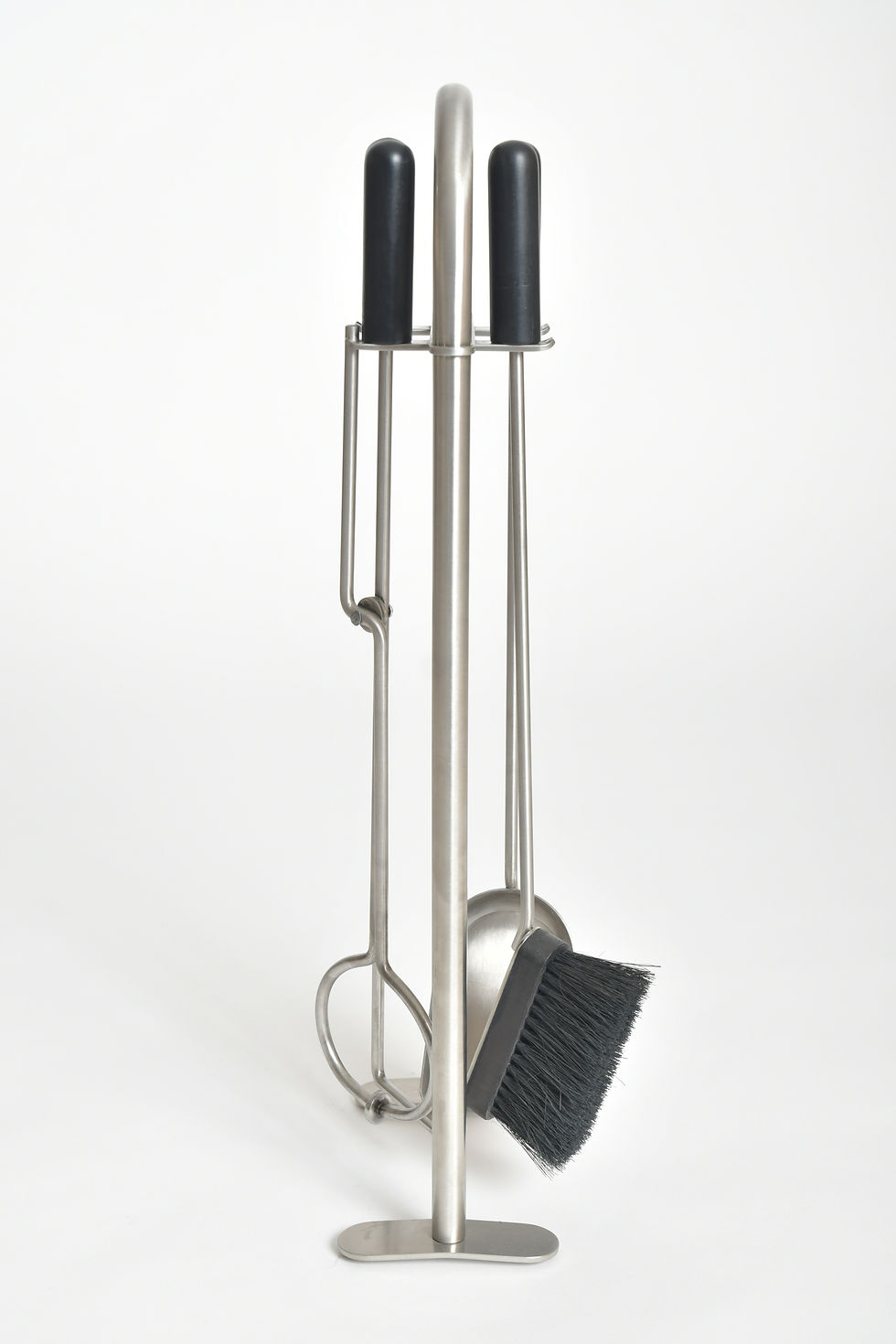 Miniaturbild: Kamingarnitur aus Chromstahl