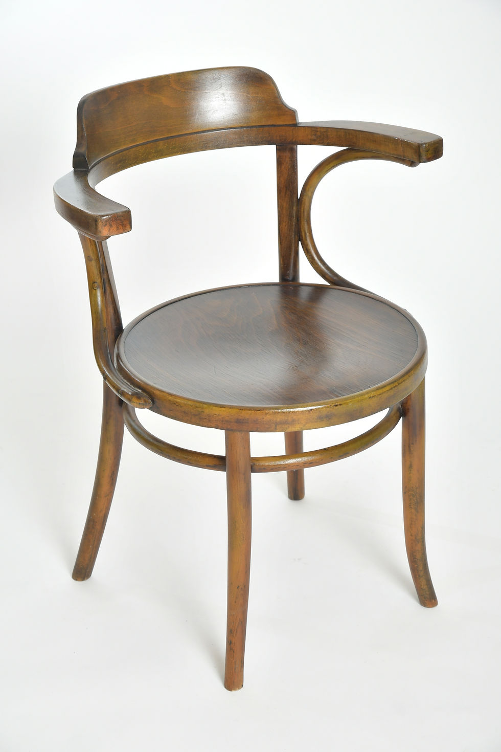 Miniaturbild: Thonet Bugholz Armlehnstuhl